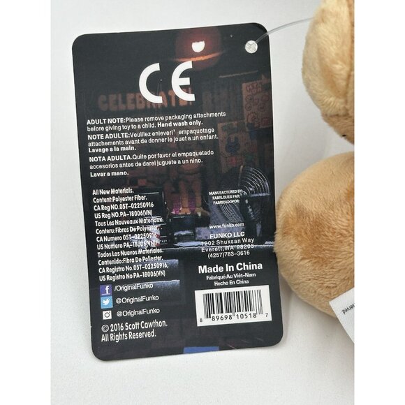 Funko Five Nights at Freddy's Nightmare Freddy Fazbear 8” Plush FNAF 2016 - Picture 7 of 10